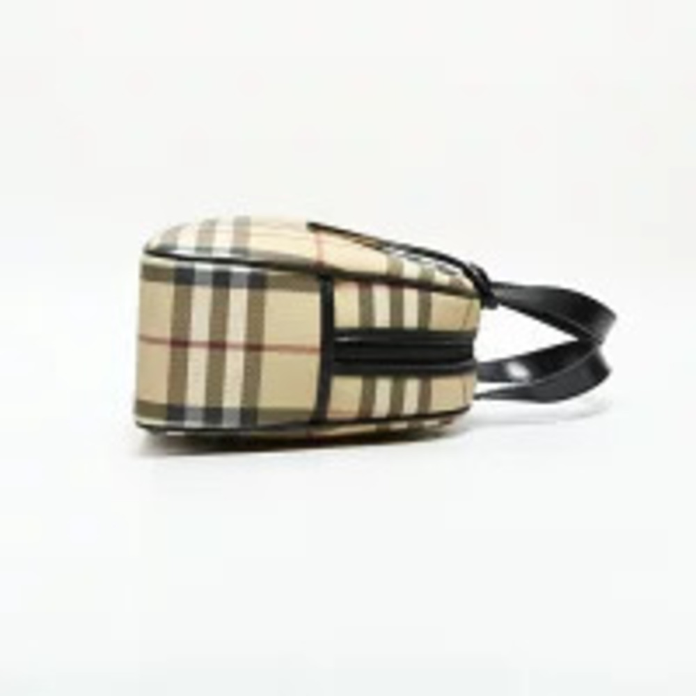 Burberry Nova Check Bowling Bag Handbag Beige - Picture 5 of 13